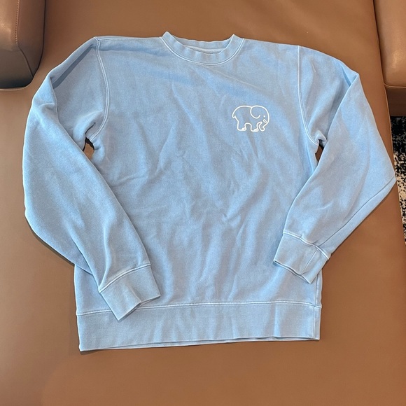 ivory ella | Tops | Ivory Ella Blue Crewneck Sweatshirt | Poshmark